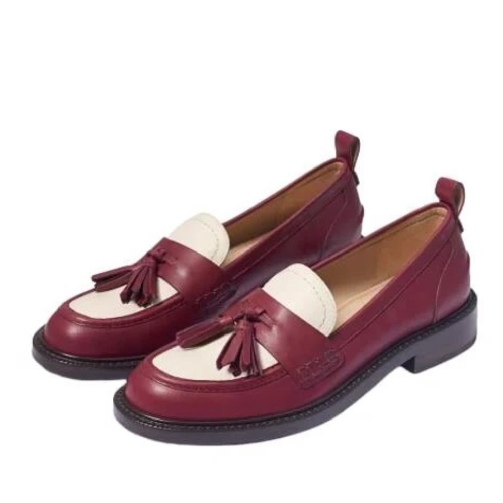 Sam Edelman CAYLIA Loafers Leather Oxford Flats Tassel Size 8